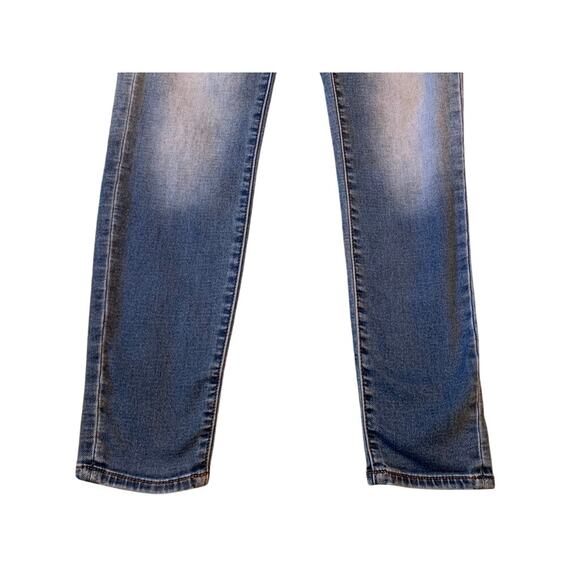 American Eagle Women Jeans Size 4R 28x26 Hi-Rise Jegging Crop Blue Light Wash - Picture 3 of 12